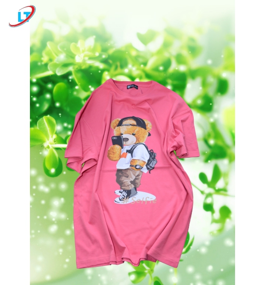 ÁO  thun  100% cotton  in hình  selfhia  (phom rộng )